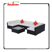 Sectional Furniture Set 7 Piece Outdoor PE Rattan Wicker Sofa